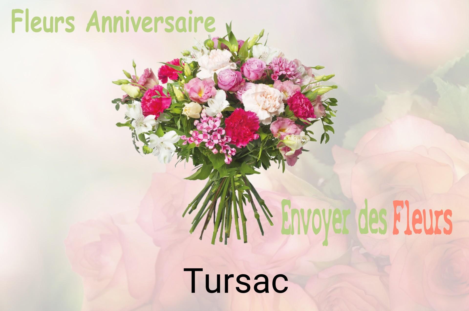 Bouquet de fleurs d’anniversaire livré à Tursac